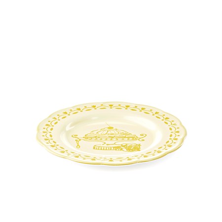 josephine piatto dessert giallo polvere